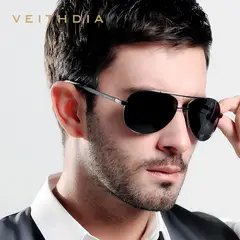 VEITHDIA - Lente De Sol Aviador 1306 Polarizado Uv 400 Unisex