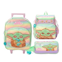 STAR WARS - Pack Escolar Maleta Baby Yoda Niña Nido