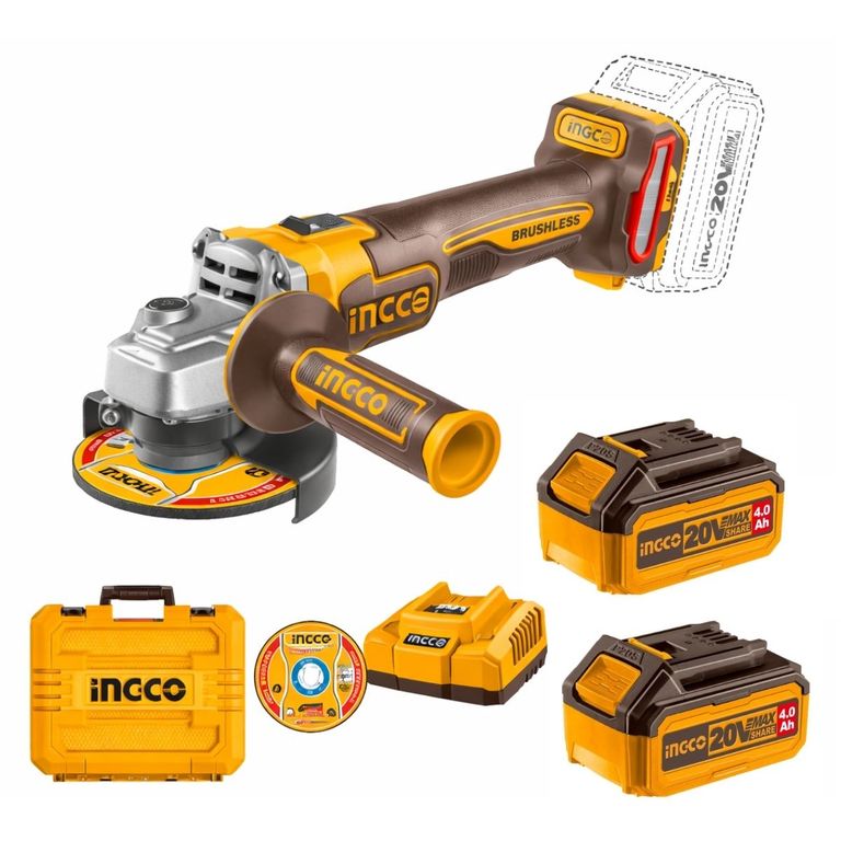 Amoladora Angular 4 12 20V + 2 Bat 4Ah CAGLI271532