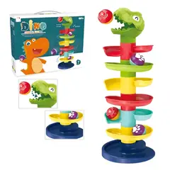 GENERICO - Torre de Lanzamiento Dino Pista de Pelotas en Cascada