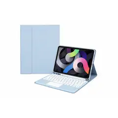 GENERICO - FUNDA CON TECLADO + TOUCHPAD SAMSUNG TAB S6 LITE ACERO