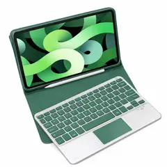 GENERICO - FUNDA CON TECLADO + TOUCHPAD SAMSUNG TAB S6 LITE VERDE OSCURO