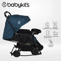BABY KITS - NUEVO Coche Cuna Mecedor Balancin SX Azul