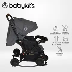 BABY KITS - NUEVO Coche Cuna Mecedor Balancin SX Gris