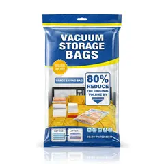 GENERICO - SET 5 BOLSAS AL VACÍO Y SUCCIONADOR MANUAL