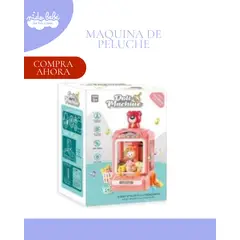 BABY - Mini Maquina Atrapa peluche con USB Rosa