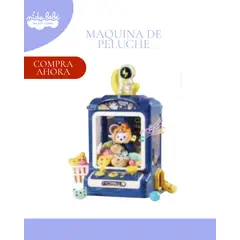 BABY - Mini Maquina Atrapa peluche con USB AZUL