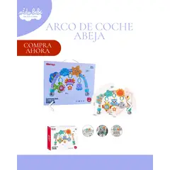 BABY - Arco de CocheCuna Estilo Marino Móvil de Estimulación Temprana para Bebé