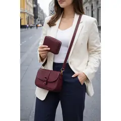 GENERICO - Cartera Cruzada con Monedero Modelo Sofia