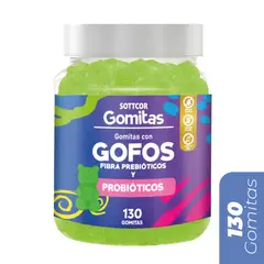 GENERICO - Gofos con Fibra de Probióticos para Niños Gomitas SOTTCOR de 130 Gomas