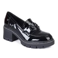 STHEF - MOCASIN MUJER NEGRO CHAROL 7948