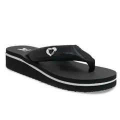 STHEF - SANDALIA MUJER PLAYERA NEGRO 8202