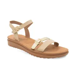 STHEF - SANDALIA MUJER CASUAL BEIGE 8164