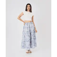 ANTAR - FALDA LARGA LINA BOHO MUJER