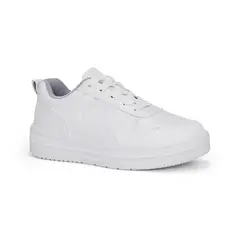 PAR&SS - Zapatillas Escolares De Cuero Blanco JA26-CG817N