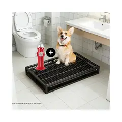 GENERICO - Sanitario para Perros de Metal más Hidrante – Premium