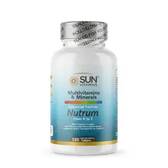 GENERICO - Nutrum A to Z Sun Vitamins x120 Multivitamínico completo diario