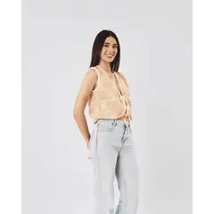 ANTAR - CHALECO TEJIDO MUJER BOHO