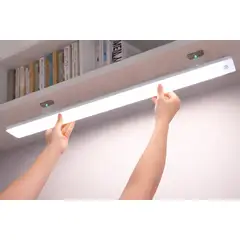 GENERICO - Luz Led Barra 50 Cm Inducción Inalámbrico Recargable USB Con Sensor