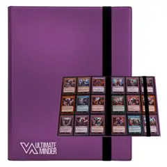 ULTIMATE MINDER - Álbum para 360 Cartas coleccionables Binder - Morado