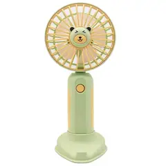 OEM - VENTILADOR PORTATIL USB PORTA CELULAR VERDE