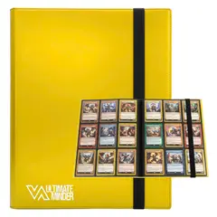 ULTIMATE MINDER - Álbum para 360 Cartas coleccionables Binder - Amarillo
