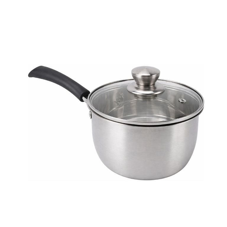 Cacerola Acero Inoxidable 16 cm con tapa