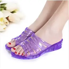 GENERICO - SANDALIAS DE TACÓN DE CRISTAL PARA MUJER