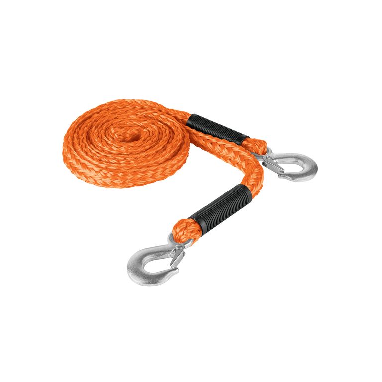 Cuerda con ganchos para remolque, 22 mm x 3.5 m, 18345 - PAQUETE DE 10 UND