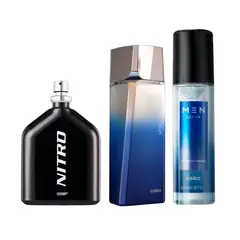 ESIKA - Pack de Perfumes Nitro Clásico + Leyenda Absolute + Men Active