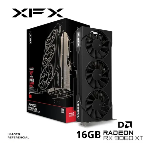 TARJETA DE VIDEO SWIFT AMD RADEON RX 9060 XT OC Triple Fan Gaming Edition 16GB GDDR6