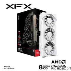 XFX - TARJETA GRAFICA SWIFT AMD RADEON RX 9060 XT OC WHITE 16GB GDDR6