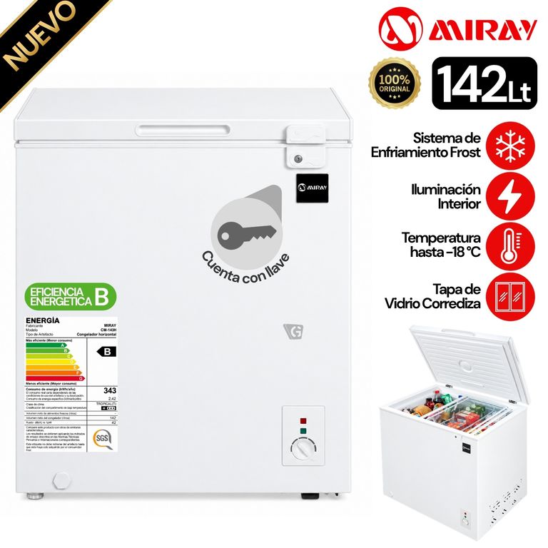 Congeladora CM-143H 142 L