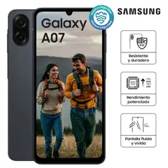 SAMSUNG - Celular Galaxy A07 64GB 4GB RAM Negro