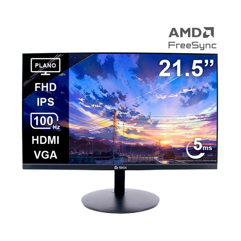Monitor TE-2130CS 22″ Full HD IPS 100 Hz HDMI VGA Negro