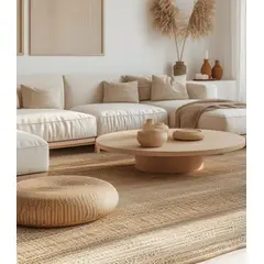 GENERICO - Mesa de Centro Curvia - Marrón