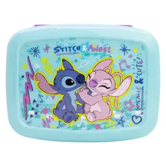LILO & STITCH - Taper con Divisiones Bento Escolar Stitch Angel