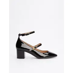 TOMMY HILFIGER - ZAPATOS PUMP DOUBLE STRAP PATENT LEATH