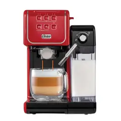 OSTER - Cafetera PrimaLatte Automatica BVSTEM6801R Rojo