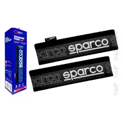 SPARCO - PROTECTOR DE CINTURON COMODA Y ELEGANTE NEGRO 2PCS