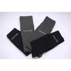 CALVIN KLEIN - MEDIAS MEN'S 4PK DRESS CREW