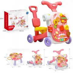 GENERICO - CAMINADOR PARA BEBE 4 EN 1 CON CENTRO DE ACTIVIDADES RS