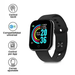 GENERICO - Smartwatch Bluetooth D20 Multifuncional Reloj Con Correa Deportiva - Negro