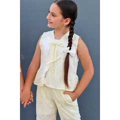 KIDS MASHMELO - Set de 3 Piezas en Brodery y Algodón Pima