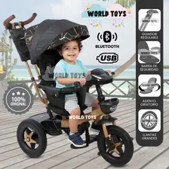 BABY - Triciclo Guiador para niños «TRIKE BIKE» Edición Especial Black