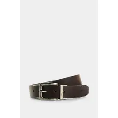 VELEZ - Vélez Cinturón Doble Faz De Cuero Para Hombre Efos Café