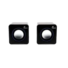 XTECH - Parlantes Stereo Mini con Alimentación Usb Y Plug -