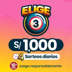 LOTOBOLA - Loteria Elige 3- ¡Gana hasta S 1000 - Selección al azar