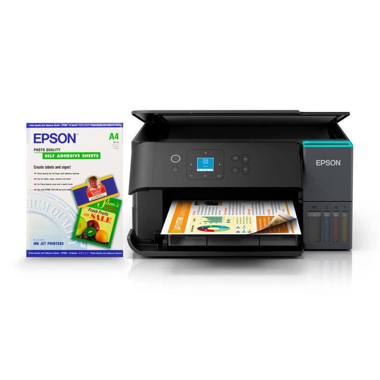 Impresora MFP Ecotank L4360 + Papel Foto Adhesivo A4