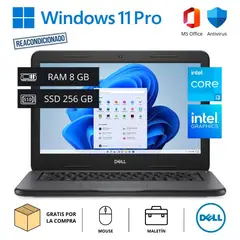 DELL - Laptop Latitude 3310 Empresarial Core i3 8GB RAM 256GB SSD - REACONDICIONADO